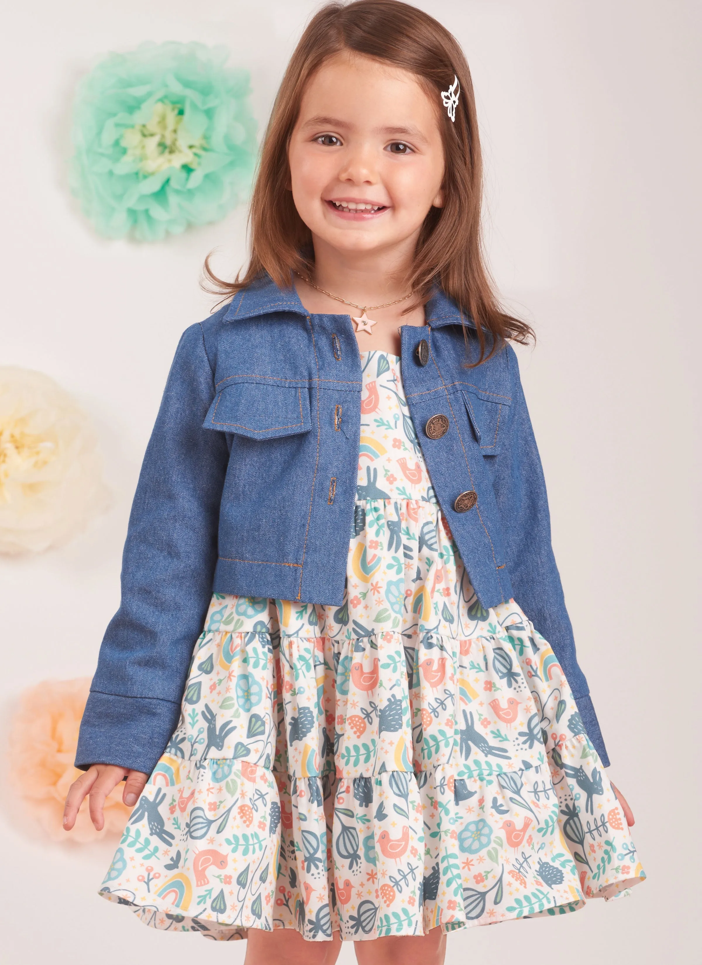 Simplicity Sewing Pattern 9899 Toddlers' Jacket and Dresses