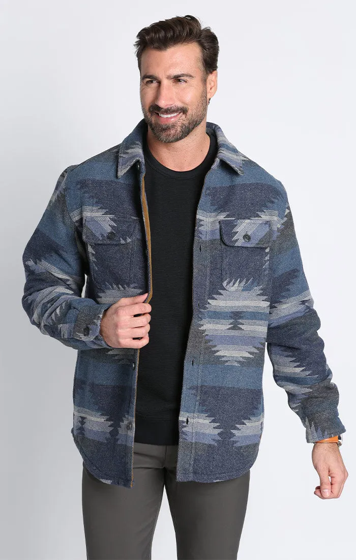 Wool Blend Shirt Jacket